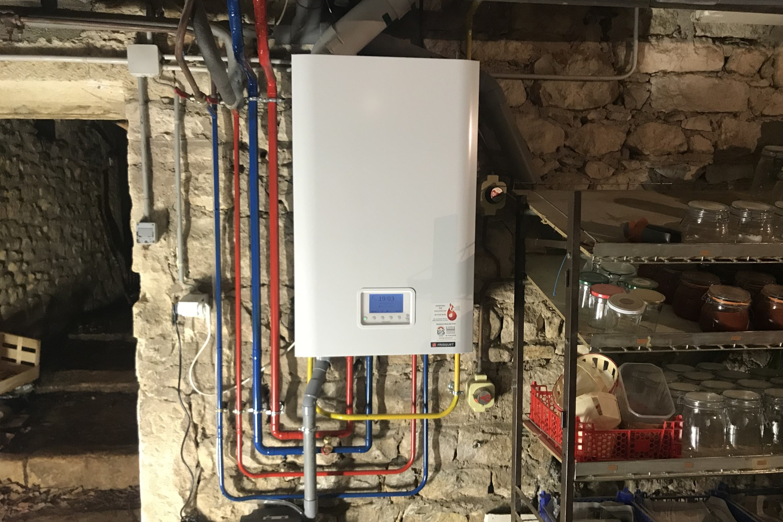 Remplacement — chauffe-eau Fleck